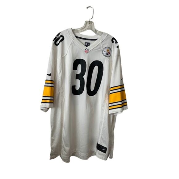 Pittsburgh Steelers James Conner #30 Jersey Mens 3XL White Nike NFL On Field - Picture 1 of 12
